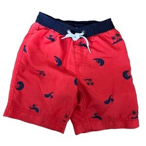 𝅺HANNA Andersson Swim Boys Surfer Swimsuit Board Shorts Size 4